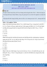 Đề thi học kì 2 Vật lí 10 Chân trời sáng tạo - Đề số 9